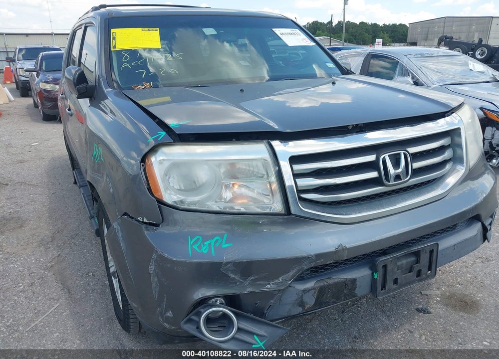 2012 HONDA PILOT EX-L VIN: 5FNYF3H54CB033544
