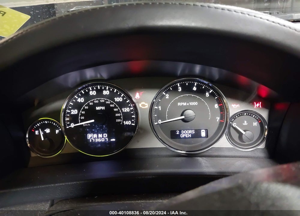 2009 JEEP GRAND CHEROKEE OVERLAND VIN: 1J8HR68T99C535391