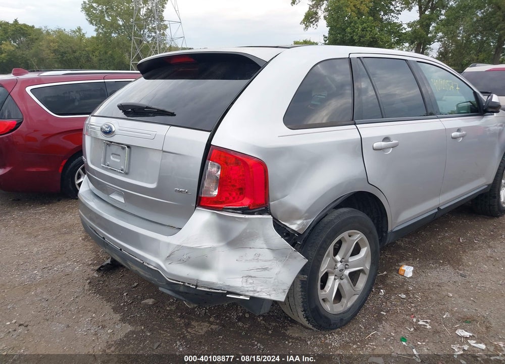 2012 FORD EDGE SEL VIN: 2FMDK3JC9CBA02334