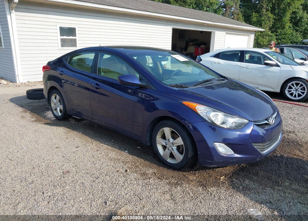 2013 HYUNDAI ELANTRA GLS VIN: 5NPDH4AE0DH267255