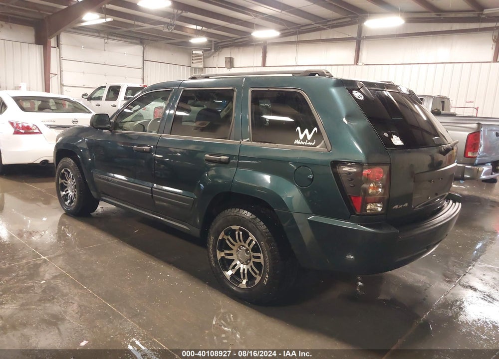 2005 CHEROKEE JEEP GRAND  LAREDO VIN: 1J4GR48K45C659295