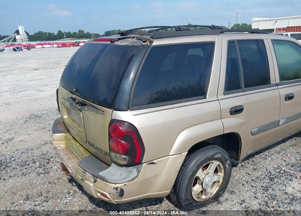 2004 CHEVROLET TRAILBLAZER LS VIN: 1GNDS13S642166488