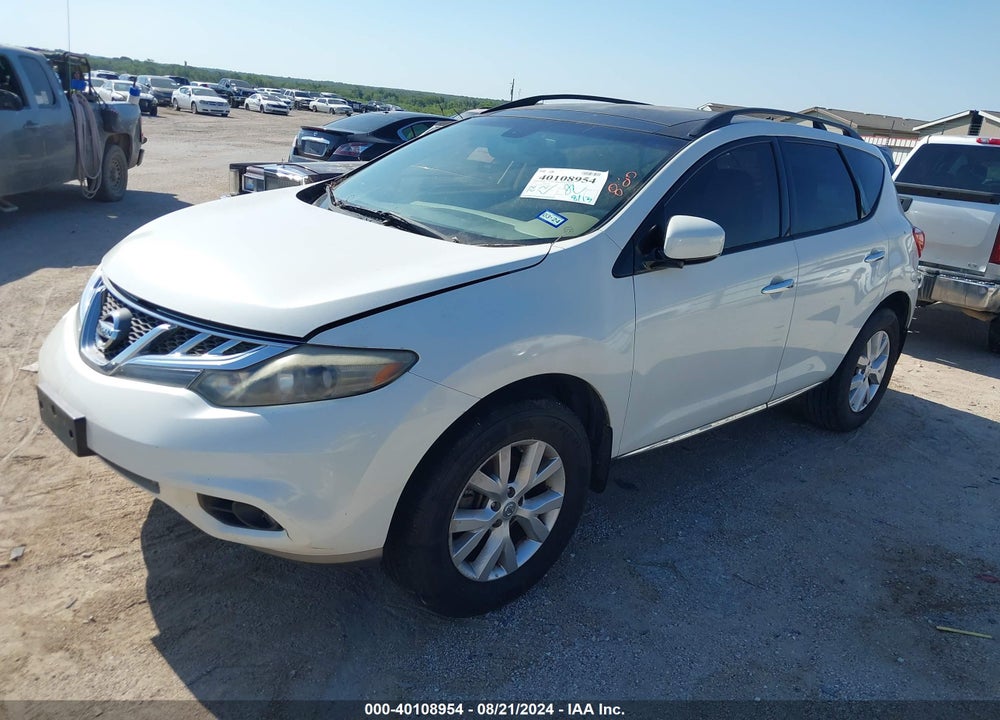 2014 NISSAN MURANO SL VIN: JN8AZ1MU7EW419856