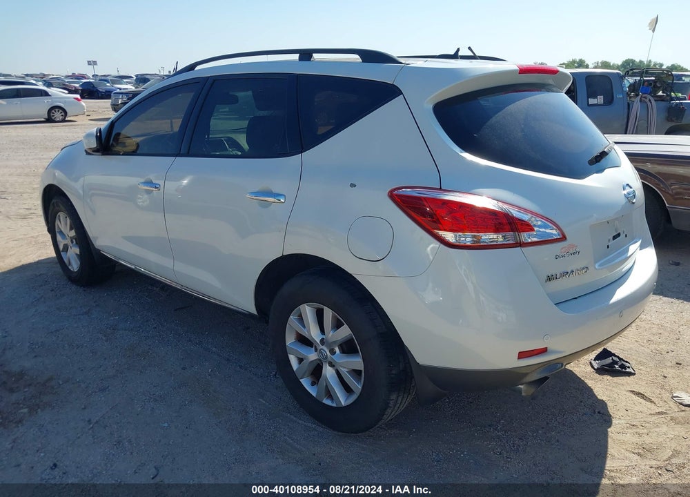 2014 NISSAN MURANO SL VIN: JN8AZ1MU7EW419856