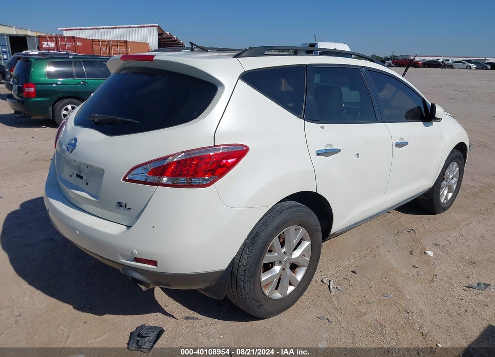 2014 NISSAN MURANO SL VIN: JN8AZ1MU7EW419856