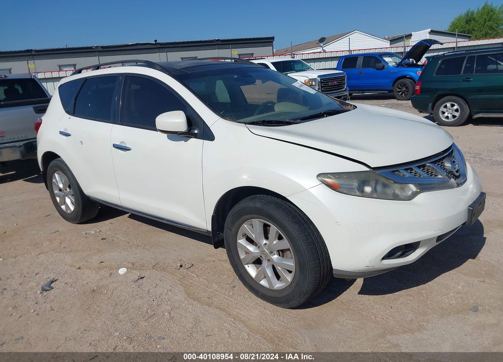 2014 NISSAN MURANO SL VIN: JN8AZ1MU7EW419856