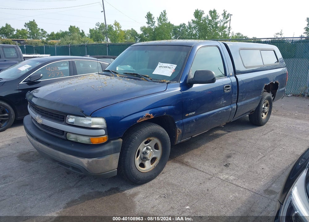 2002 CHEVROLET SILVERADO 1500 VIN: 1GCEC14W72Z153233