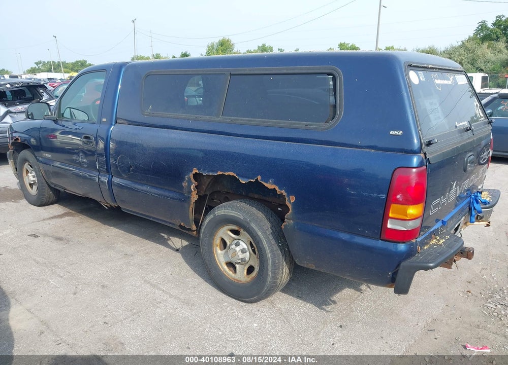 2002 CHEVROLET SILVERADO 1500 VIN: 1GCEC14W72Z153233