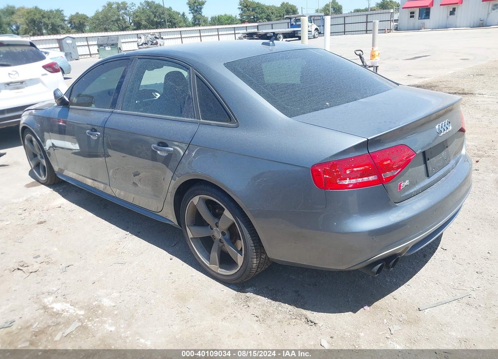 2012 AUDI S4 3.0 PREMIUM PLUS VIN: WAUMGAFL2CA116557