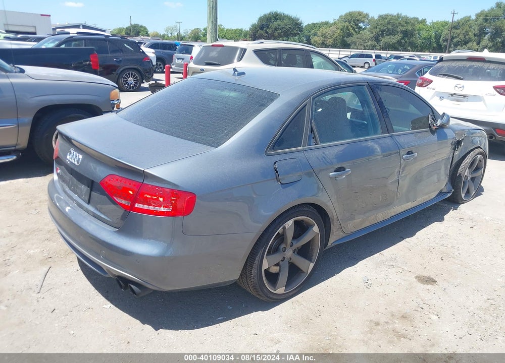2012 AUDI S4 3.0 PREMIUM PLUS VIN: WAUMGAFL2CA116557
