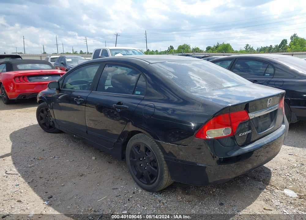 2009 HONDA CIVIC LX VIN: 2HGFA16589H319768