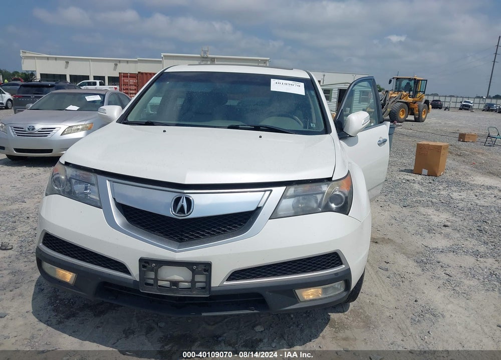 2011 ACURA MDX VIN: 2HNYD2H2XBH518568