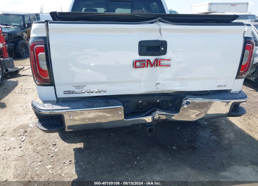 2018 GMC SIERRA 1500 SLT VIN: 3GTU2NEC1JG640839
