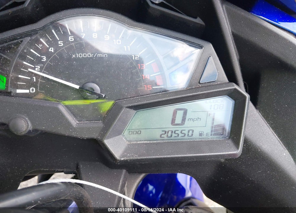 2014 KAWASAKI EX300 B VIN: JKAEX8B13EA006523