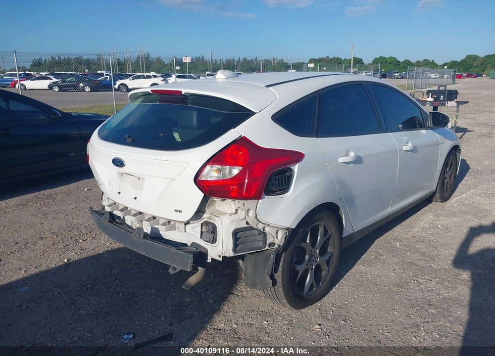 2013 FORD FOCUS SE VIN: 1FADP3K26DL178373