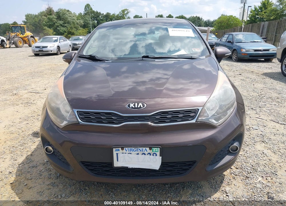 2013 KIA RIO EX VIN: KNADN5A32D6185791