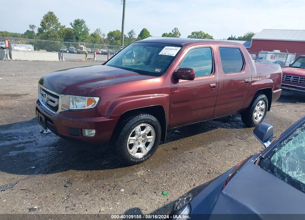 2009 HONDA RIDGELINE RTS VIN: 5FPYK164X9B108984