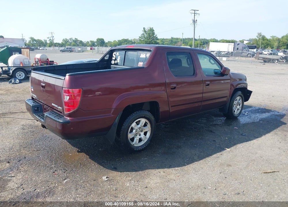 2009 HONDA RIDGELINE RTS VIN: 5FPYK164X9B108984