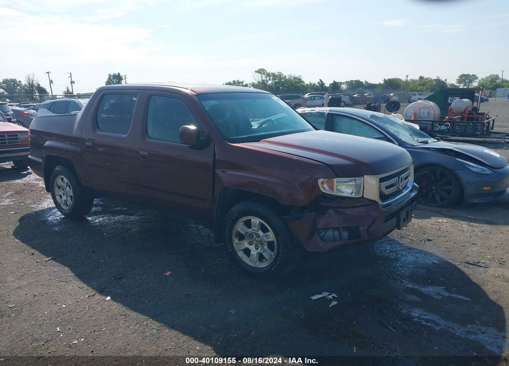 2009 HONDA RIDGELINE RTS VIN: 5FPYK164X9B108984