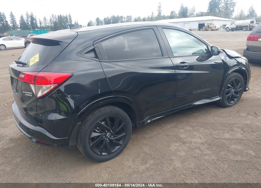 2021 HONDA HR-V AWD SPORT VIN: 3CZRU6H1XMM723833