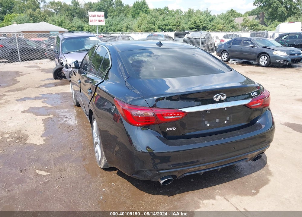 2018 INFINITI Q50 3.0T LUXE VIN: JN1EV7AR4JM442984