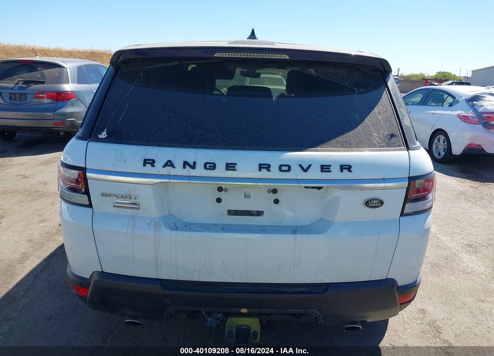 2017 LAND ROVER RANGE ROVER SPORT 3.0L V6 SUPERCHARGED HSE VIN: SALWR2FV7HA175326