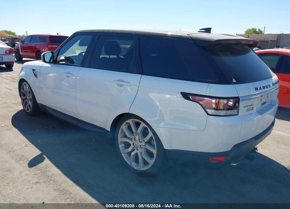 2017 LAND ROVER RANGE ROVER SPORT 3.0L V6 SUPERCHARGED HSE VIN: SALWR2FV7HA175326