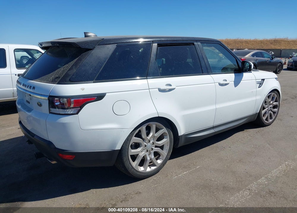 2017 LAND ROVER RANGE ROVER SPORT 3.0L V6 SUPERCHARGED HSE VIN: SALWR2FV7HA175326