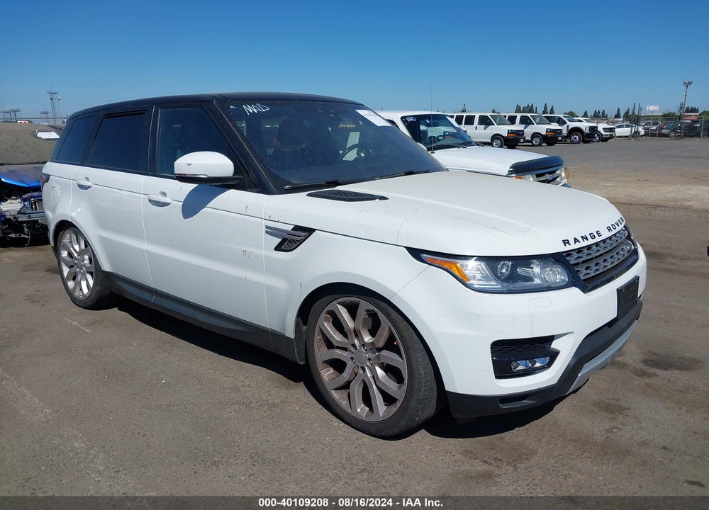 2017 LAND ROVER RANGE ROVER SPORT 3.0L V6 SUPERCHARGED HSE VIN: SALWR2FV7HA175326