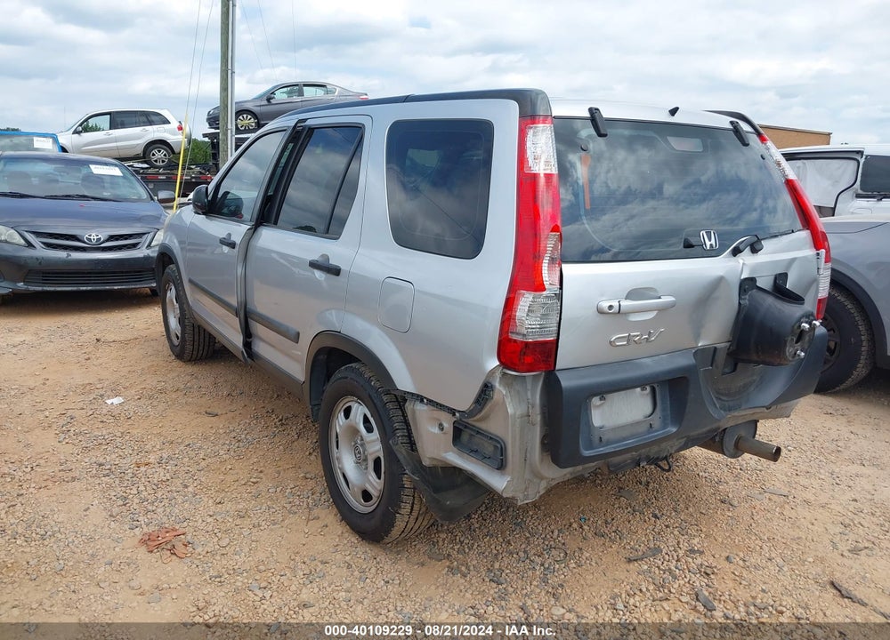2006 HONDA CR-V LX VIN: SHSRD68526U401664