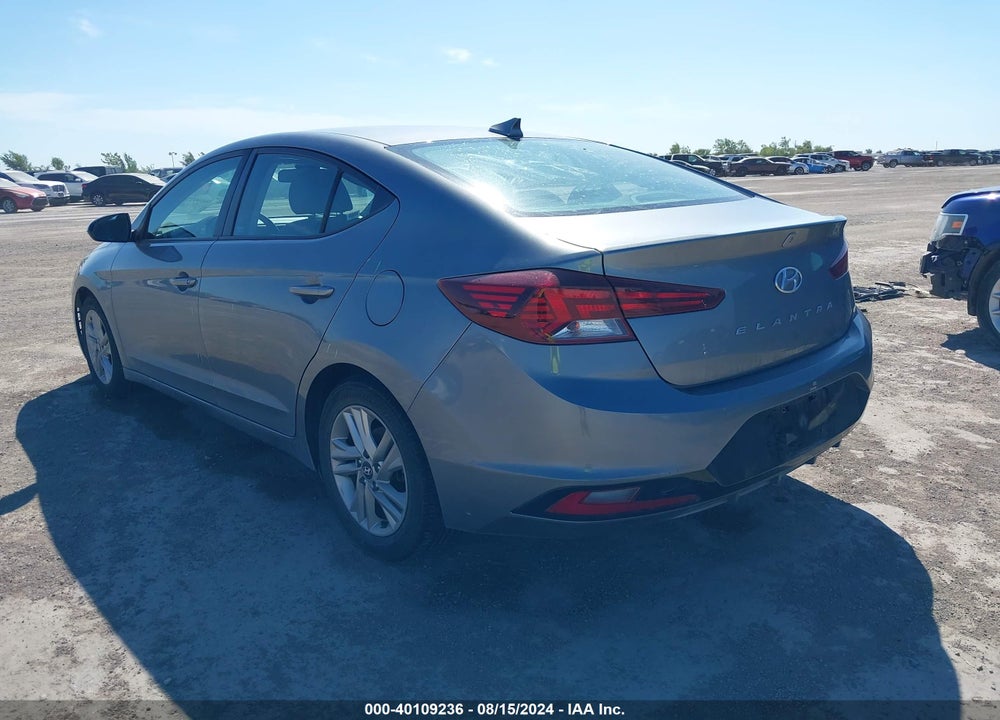 2019 HYUNDAI ELANTRA SEL VIN: KMHD84LF5KU743147
