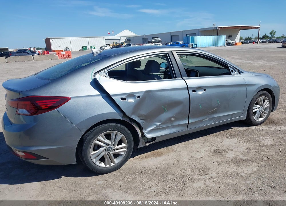 2019 HYUNDAI ELANTRA SEL VIN: KMHD84LF5KU743147