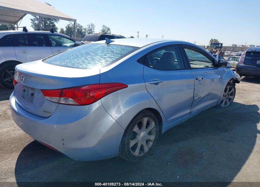 2013 HYUNDAI ELANTRA LIMITED VIN: KMHDH4AE7DU676306
