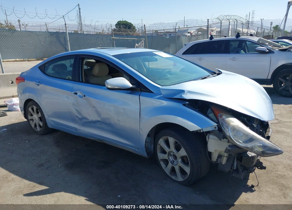 2013 HYUNDAI ELANTRA LIMITED VIN: KMHDH4AE7DU676306