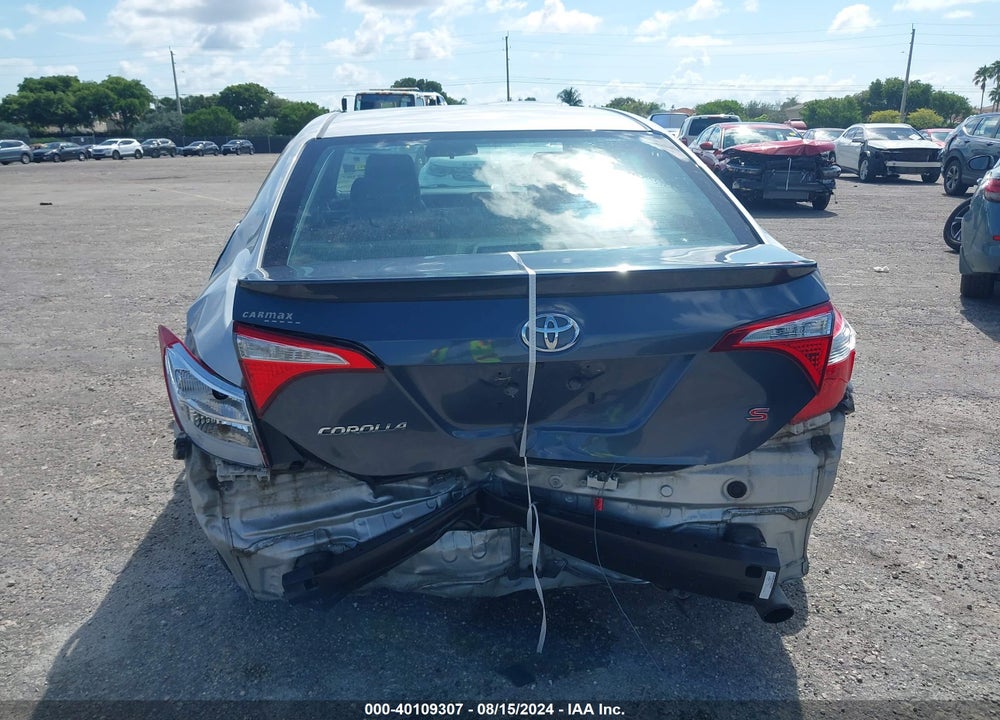 2016 TOYOTA COROLLA S PLUS VIN: 2T1BURHE6GC623933