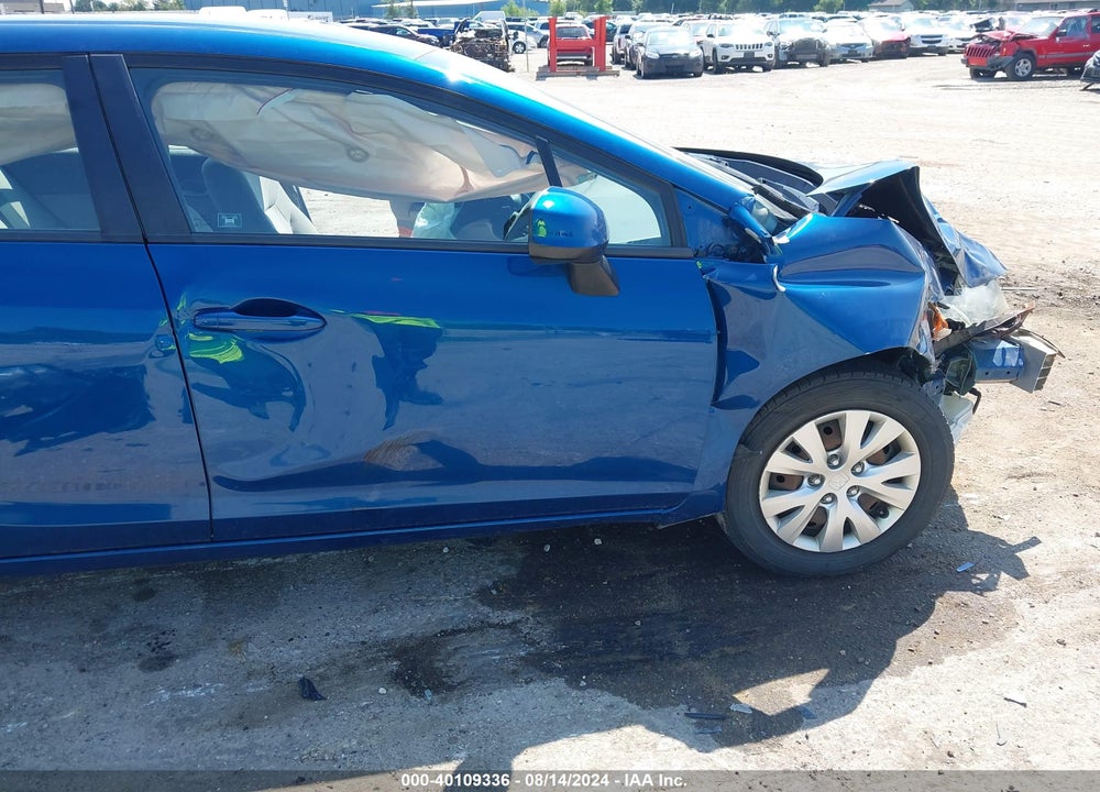 2012 HONDA CIVIC LX VIN: 19XFB2F5XCE061919