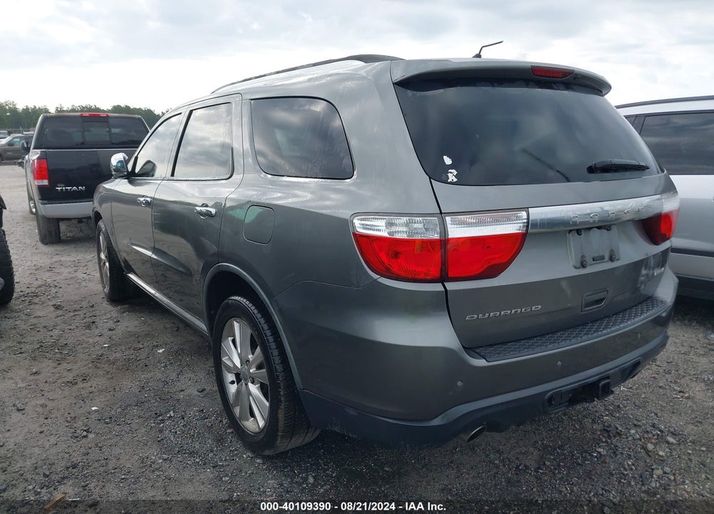 2011 DODGE DURANGO CREW VIN: 1D4SD4GT8BC592997