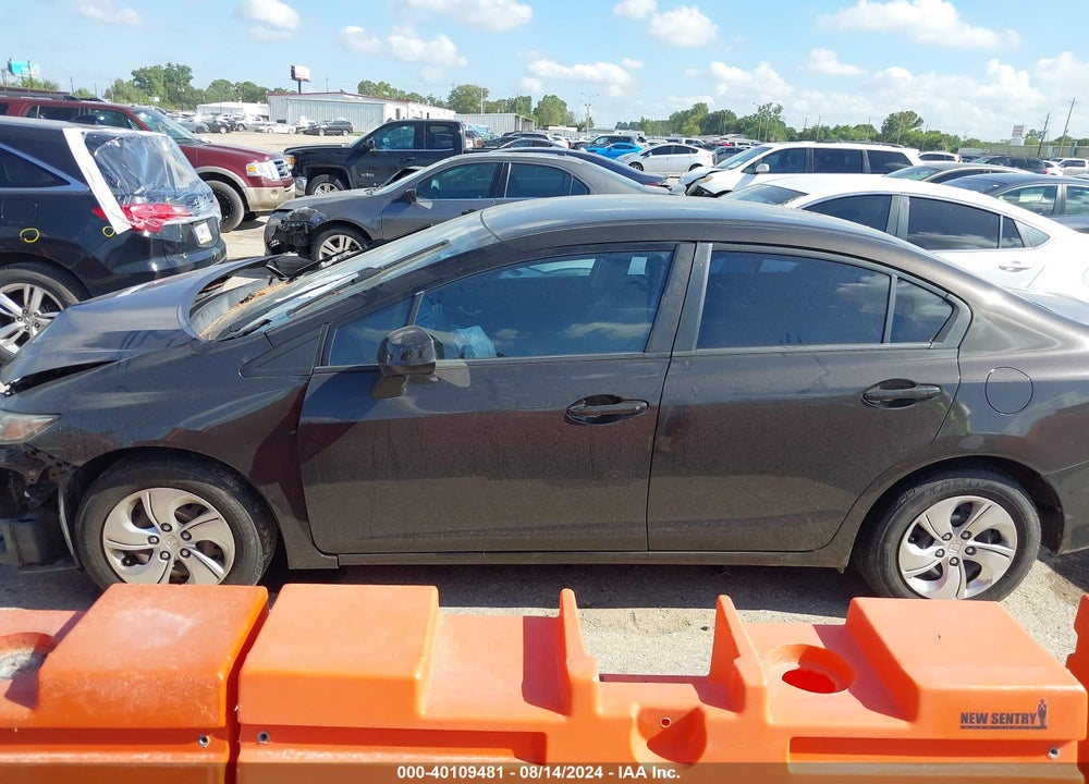 2013 HONDA CIVIC LX VIN: 19XFB2F55DE220413