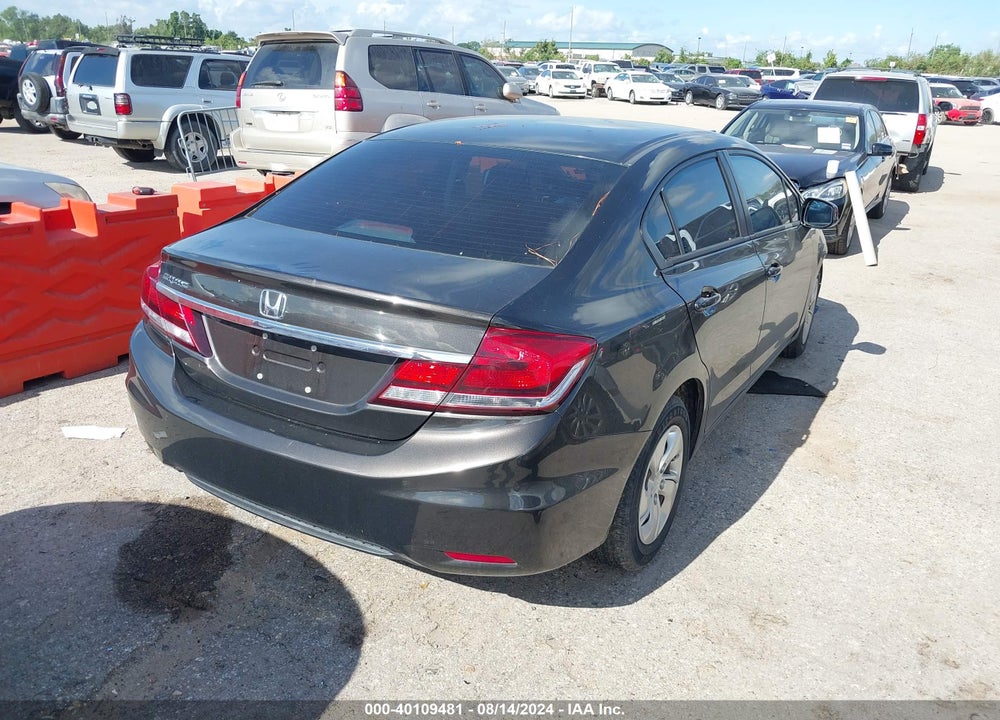 2013 HONDA CIVIC LX VIN: 19XFB2F55DE220413