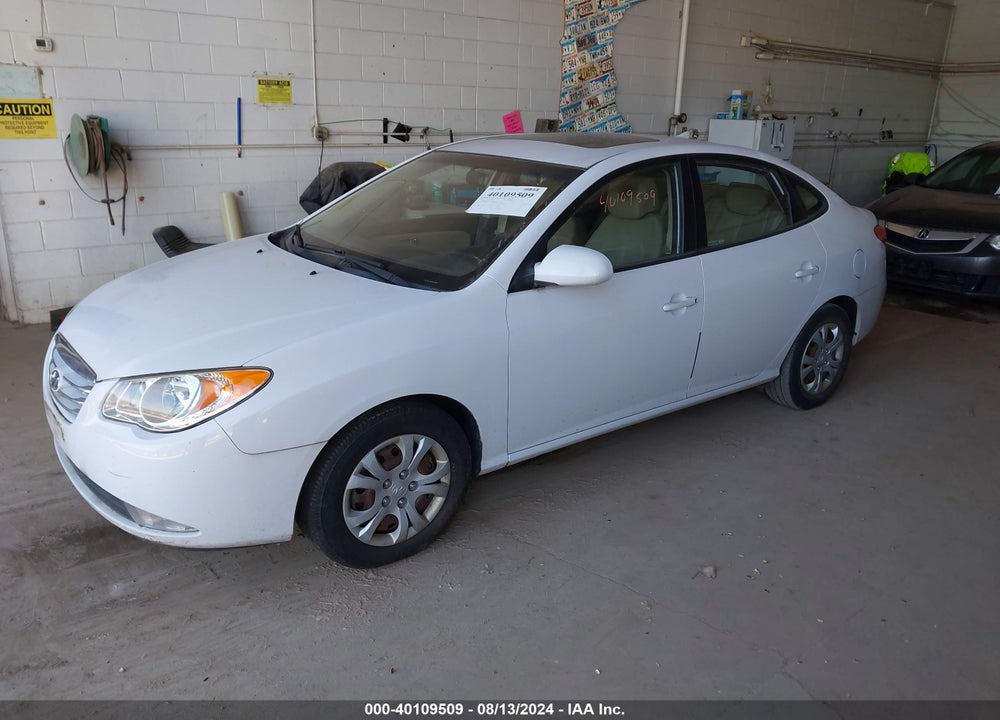 2010 HYUNDAI ELANTRA GLS VIN: KMHDU4AD9AU078927