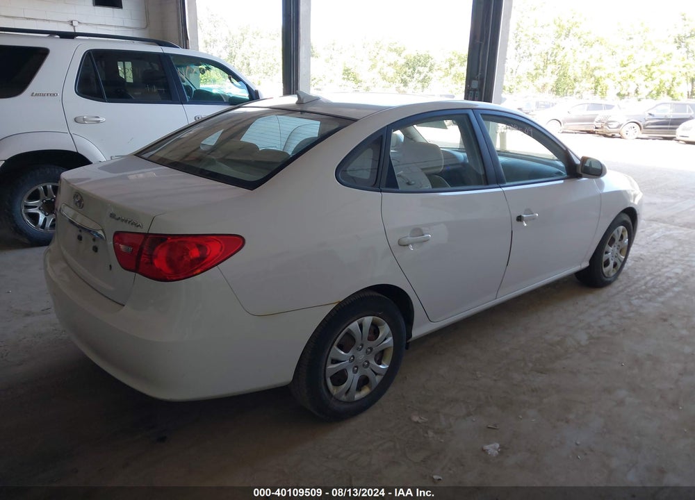 2010 HYUNDAI ELANTRA GLS VIN: KMHDU4AD9AU078927