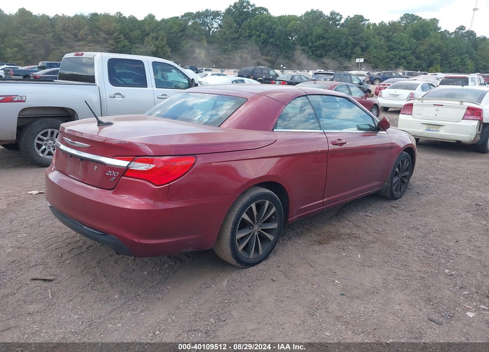 2012 CHRYSLER 200 S VIN: 1C3BCBGG3CN116402
