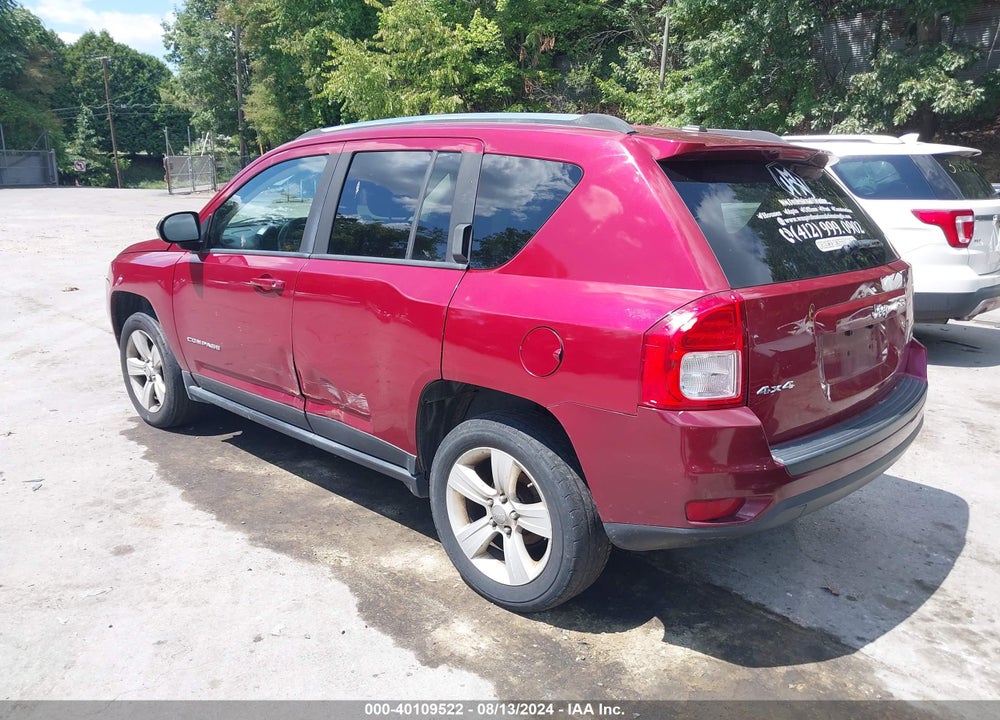 2012 JEEP COMPASS LATITUDE VIN: 1C4NJDEB4CD600036
