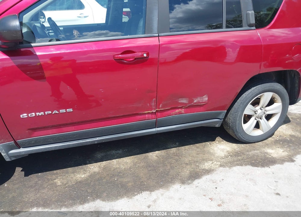 2012 JEEP COMPASS LATITUDE VIN: 1C4NJDEB4CD600036