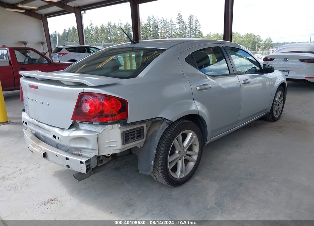 2012 DODGE AVENGER SE VIN: 1C3CDZAG6CN315091