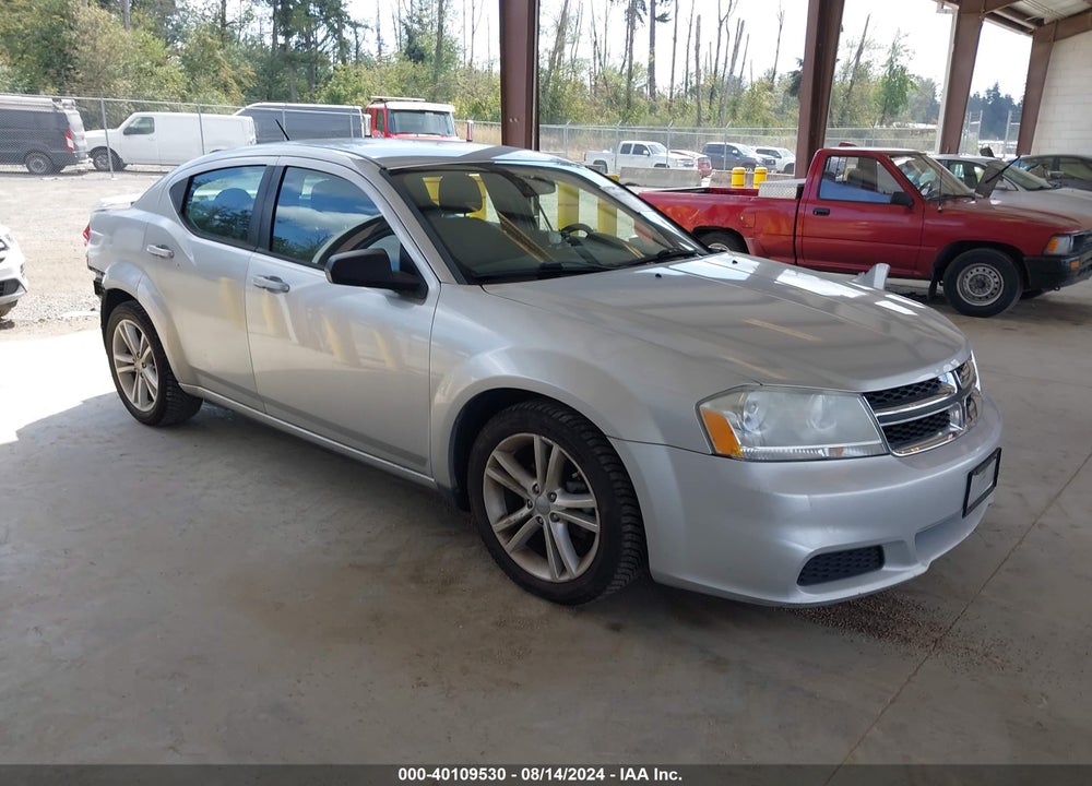 2012 DODGE AVENGER SE VIN: 1C3CDZAG6CN315091