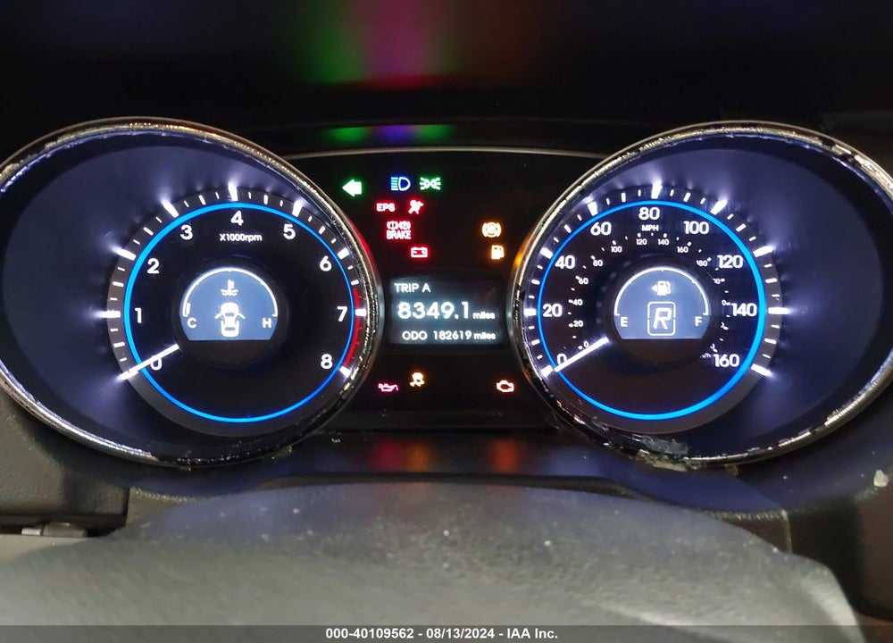 2013 HYUNDAI SONATA GLS VIN: 5NPEB4AC8DH749749