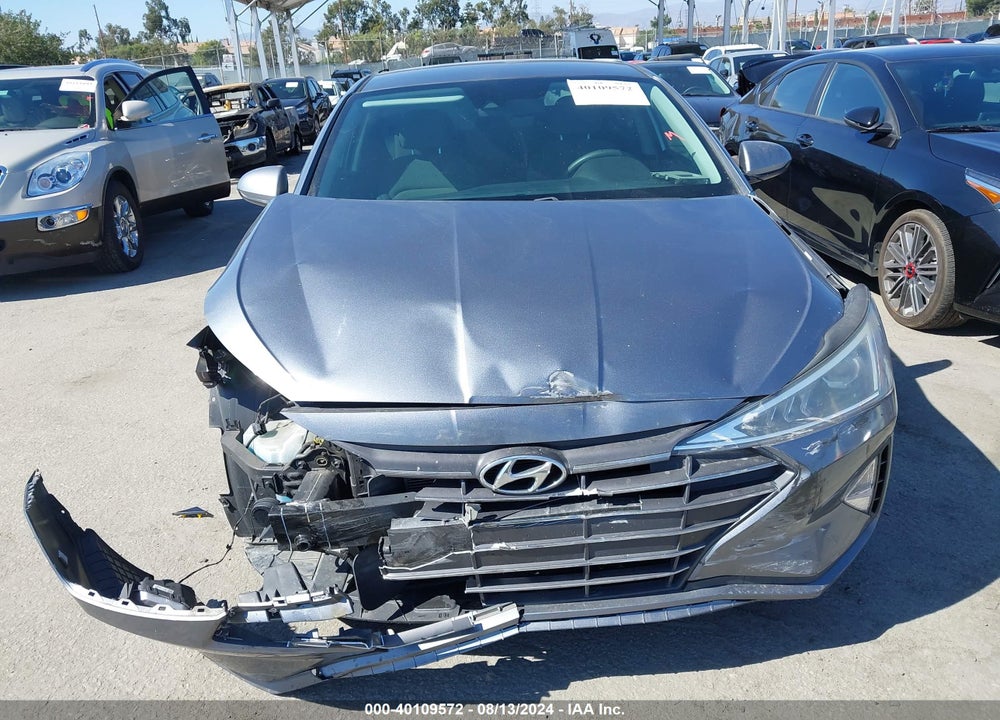 2019 HYUNDAI ELANTRA SEL VIN: KMHD84LFXKU844779