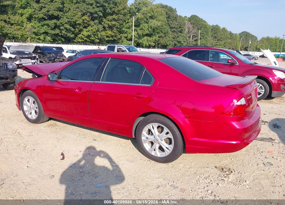 2012 FORD FUSION VIN: 3FAHP0HA3CR371708
