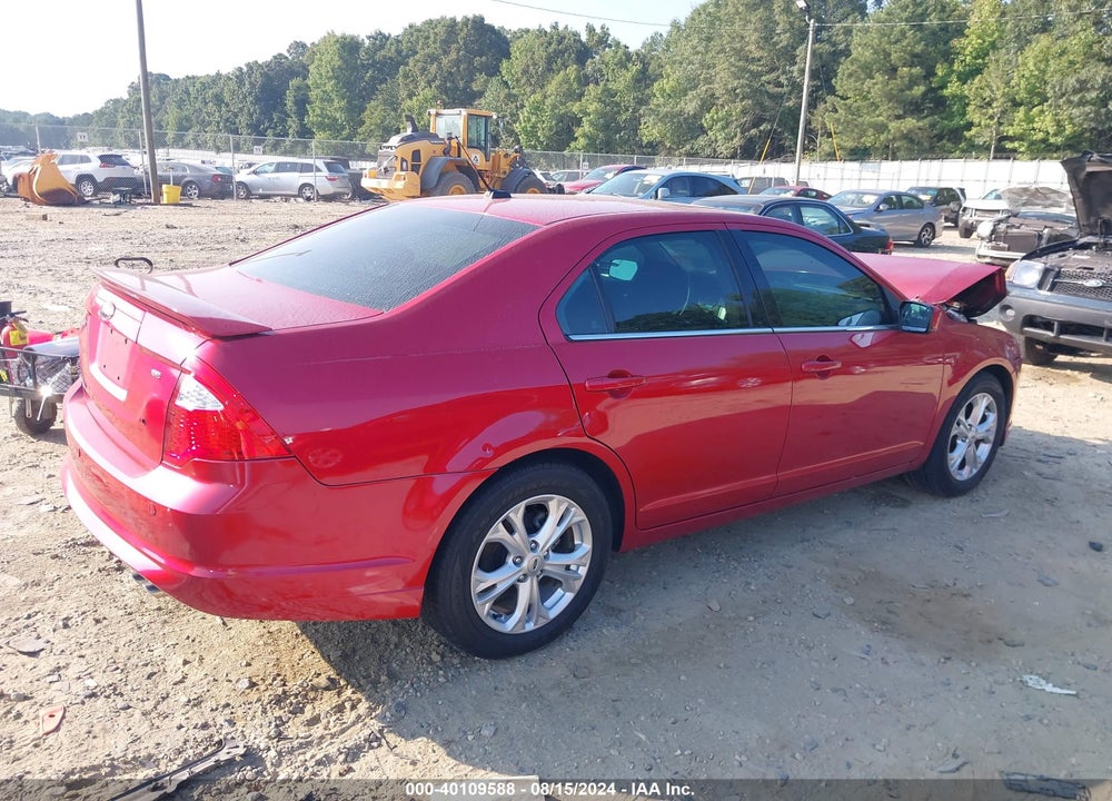2012 FORD FUSION VIN: 3FAHP0HA3CR371708